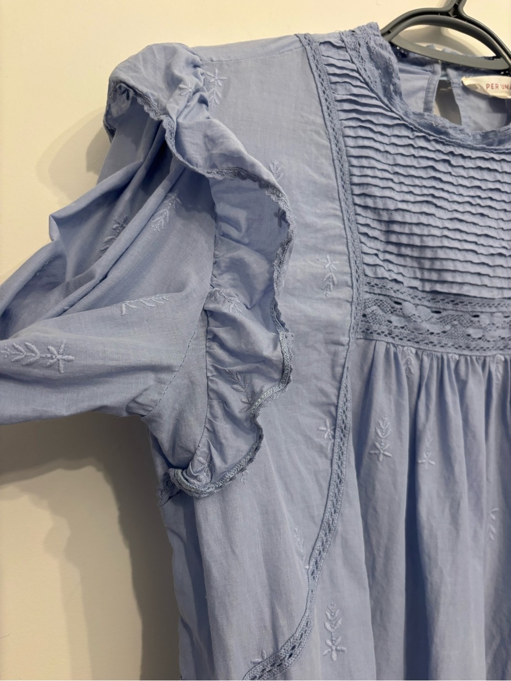 “French Girl” Per Una Embroidered Cotton Blouse|Romantic Boho, UK 10, US 6 - Picture 4 of 14